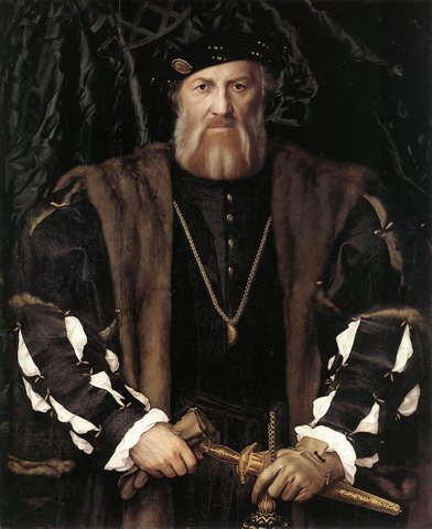 Holbien the Younger Portrait of Charles de Solier Lord of Morette