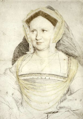 Holbien the Younger Portrait of Lady Mary Guildford