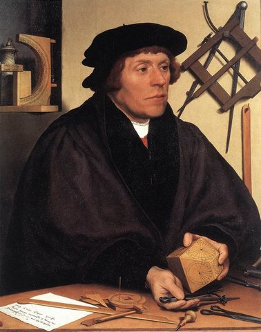 Holbien the Younger Portrait of Nikolaus Kratzer