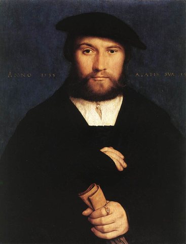 Holbien the Younger Portrait of a Member of the Wedigh Family