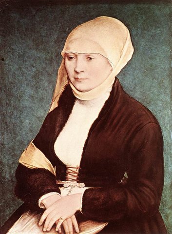 Holbien the Younger Portrait of the Artist-s Wife