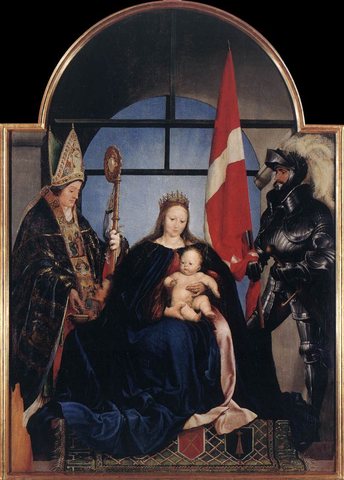 Holbien the Younger The Solothurn Madonna
