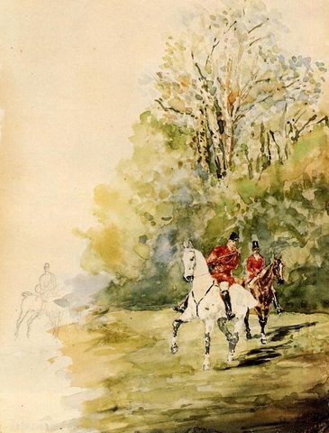 Toulouse Lautrec Henri de Hunting