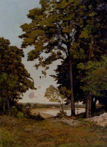 Henri Joseph A Summers Day On The Banks Of The Allier