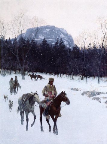 Farney Henry F Obsidian Mountain in The Yellowstone