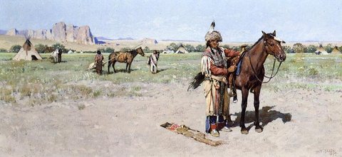 Farney Henry F Saddling Up