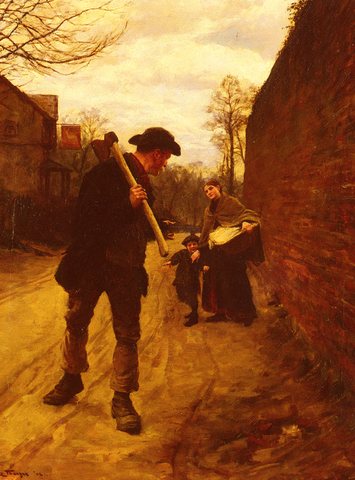 La Thange Henry Herbert Off To Work