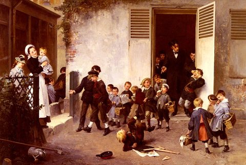 Goeffrey Henry Jules Jean La Sortie De L Ecole