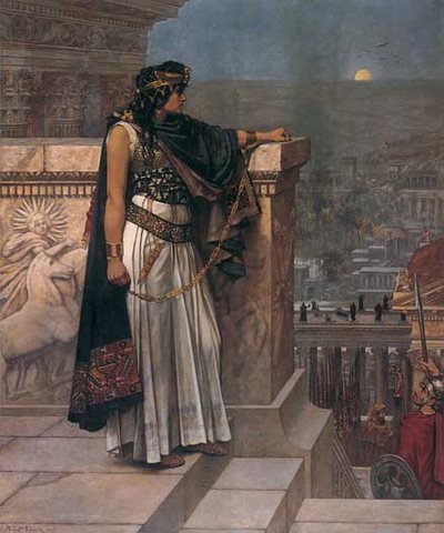 Herbert Schmalz Queen Zenobias Last Lookupon Palmyra