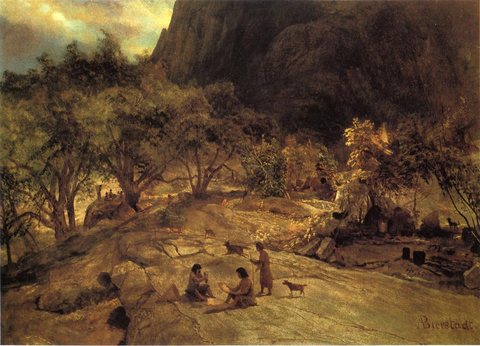 Mariposa Indian Encampment Yosemite Valley California
