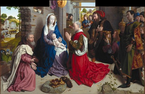 Hugo van der Goes — Monforte Altarpiece