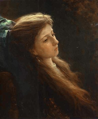 Kramskoi Girl with a Tress