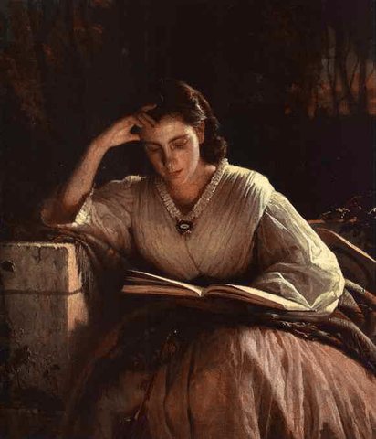 Kramskoi Sophia Kramskaya Reading