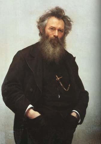 Portrait of Ivan I Shishkin