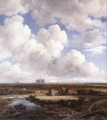 Jacob Isaackszon van View Of Haarlem With Bleaching Grounds