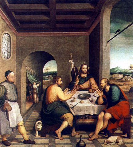 BASSANO Jacopo Supper At Emmaus
