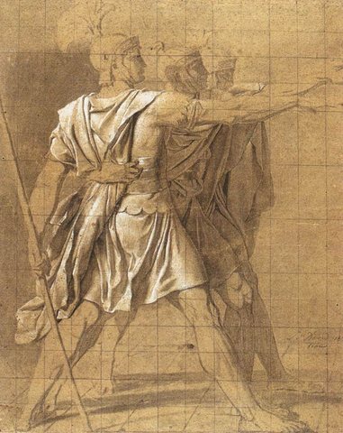 Jacques Louis The Three Horatii Brothers
