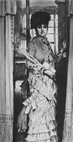 Portrait de Miss L ou Il faut qu-une porte soit ouverte ou fermee
