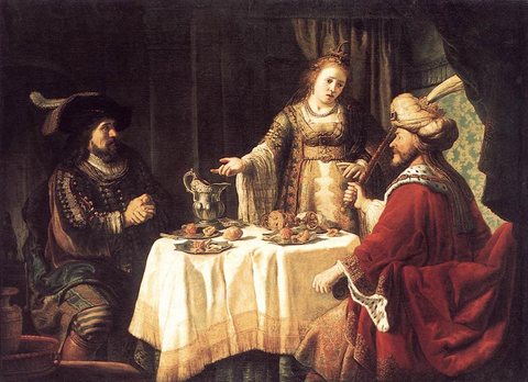 The Banquet Of Esther And Ahasuerus