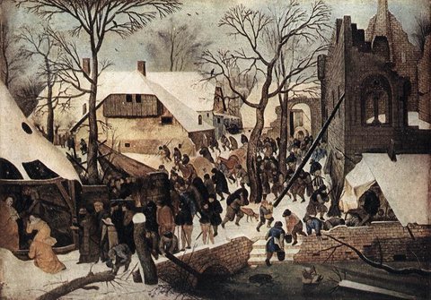 BRUEGEL Pieter the Younger Adoration Of The Magi