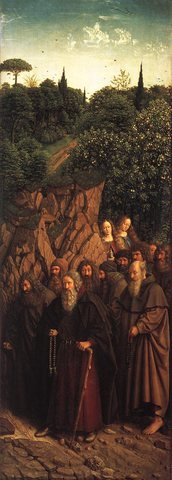 The Ghent Altarpiece Adoration of the Lamb The Holy Hermits