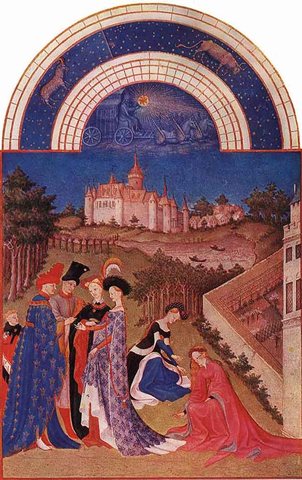 Les Tres Riches Heures Du Duc De Berry Avril
