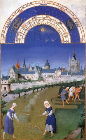 Les Tres Riches Heures Du Duc De Berry Juin