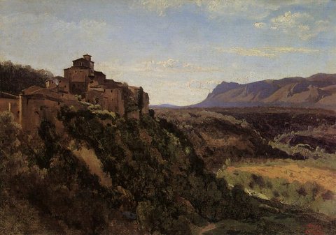 Papigno Buildings Overlooking the Valley
