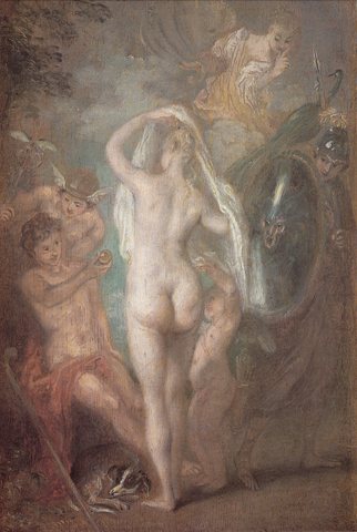 Watteau Le Jugement de Paris