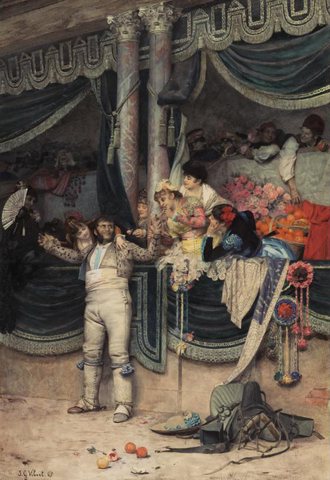 Jean Georges The Bullfighter-s Adoring Crowd