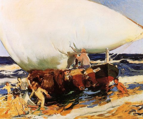 Sorolla y Bastida Joaquin On the Beach Valencia