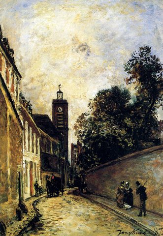 Johan Bartold Rue De L Abbe De L Epee And The Church Of Saint James