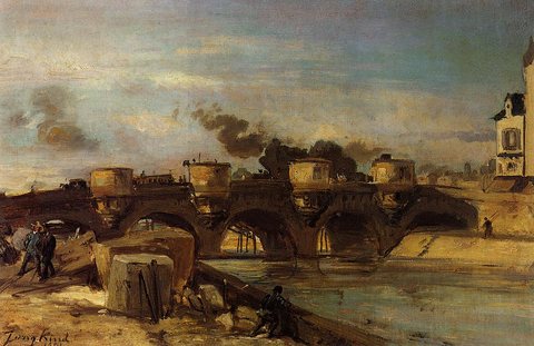 Johan Berthold Fire on Pont Neuf