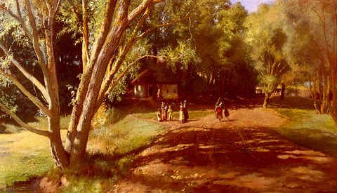 Makowsky Constantin Jegorovich Summer Afternoon