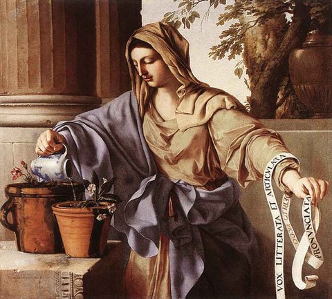 LA HIRE Laurent de Allegorical Figure Of Grammar