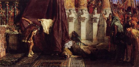Alma Tadema Ave Caesar! Io Saturnalia