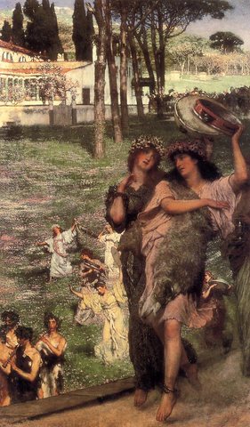 Alma Tadema On the Road to the Temple of Ceres