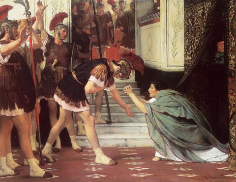 Alma Tadema Proclaiming Claudius Emperor