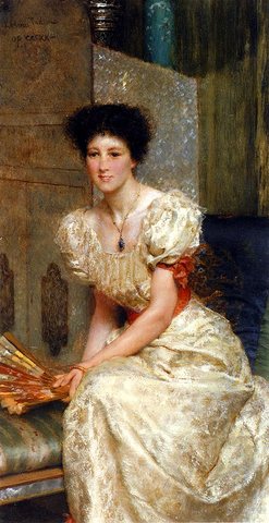 Alma Tadema Sir Lawrence Portrait Of Mrs Charles Wyllie
