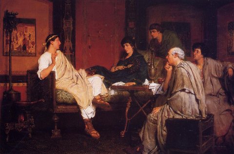 Alma Tadema Tibullus at Delia-s