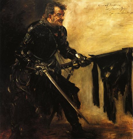 Cointh Lovis Rudolph Rittner as Florian Geyer First Version