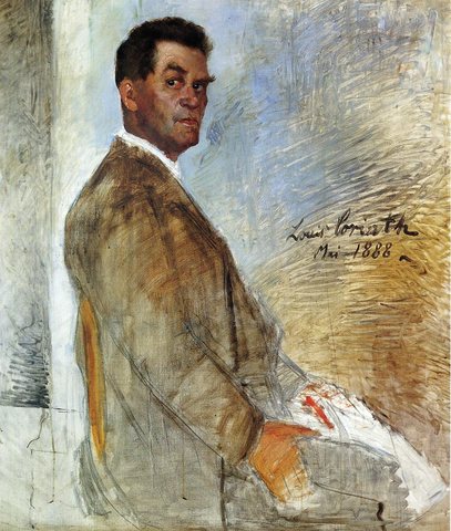 Portrait of Franz Heinrich Corinth unfinished