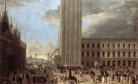Piazza San Marco With Jugglers