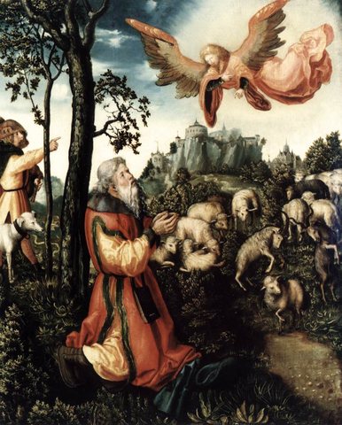 CRANACH Lucas the Elder The Annunciation To Joachim