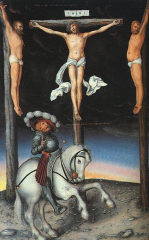CRANACH Lucas the Elder The Crucifixion With The Converted Centurion
