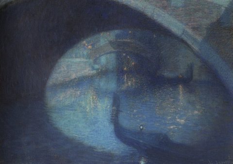 Levy Dhurmer Lucian Scene in Venice