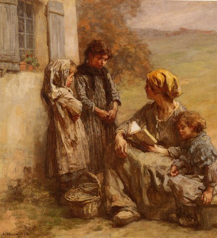 Lhermitte Leon Augustin La Lecture