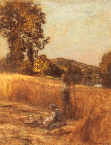 Lhermitte Leon Augustin The Harvesters