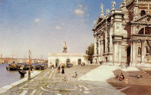 A View Of Santa Maria Della Salute Venice