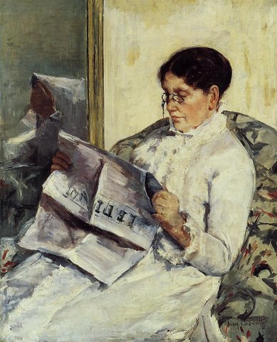 Portrait of a Lady aka Reading -Le Figaro